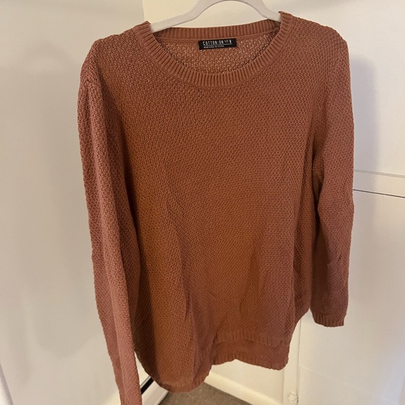 COTTON ON / Orange Knit Sweater M - Picture 2 of 3